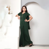 Stitched Luxury Chiffon Saree