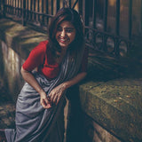 Stitched Luxury Chiffon Saree