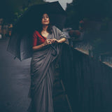 Stitched Luxury Chiffon Saree