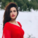 Stitched Luxury Chiffon Saree