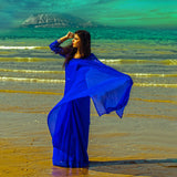 Stitched Luxury Chiffon Saree