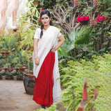 Stitched Luxury Chiffon Saree