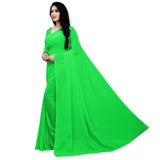 Stitched Luxury Chiffon Saree