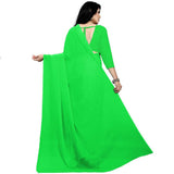 Stitched Luxury Chiffon Saree