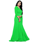 Stitched Luxury Chiffon Saree