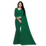 Stitched Luxury Chiffon Saree