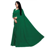 Stitched Luxury Chiffon Saree