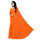 Stitched Luxury Chiffon Saree