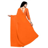 Stitched Luxury Chiffon Saree