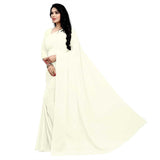 Stitched Luxury Chiffon Saree