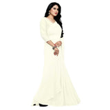 Stitched Luxury Chiffon Saree