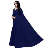 Stitched Luxury Chiffon Saree