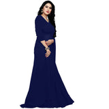 Stitched Luxury Chiffon Saree