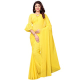 Stitched Luxury Chiffon Saree