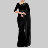 Stitched Luxury Chiffon Saree