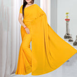 Stitched Luxury Chiffon Saree