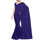 Stitched Luxury Chiffon Saree