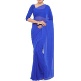 Stitched Luxury Chiffon Saree