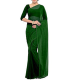 Stitched Luxury Chiffon Saree