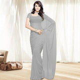 Stitched Luxury Chiffon Saree