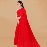 Stitched Luxury Chiffon Saree