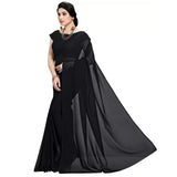 Stitched Luxury Chiffon Saree